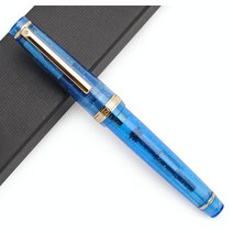 JINHAO 82 만년필 (투명 형광 파인 펜촉 0.5mm), Transparent Fluorescent Blue