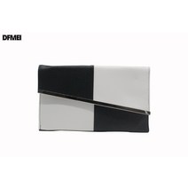 DFMEI.clutch --배색 블랙&화이트 대용량 클러치
