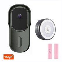 셀프초인종 무선 차임벨 현관 인터폰 현관초인종 Tuya 스마트 홈 비디오 초인종 카메라 야외 유선 도어 벨 1080P 방수 보안 보호 라이프, [05] Chime-Type A