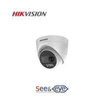 [하이크비젼] DS-2CE72DFT-PIRXOF /3.6mm/200만 화소/ColorVu PIR 사이렌 고정 터렛 카메라/올인원 CCTV, 단품