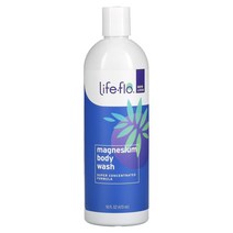 Life-flo (라이프 플로 헬스) 마그네슘 바디 워시 염화 브라인 16 fl oz (473 ml), 473ml