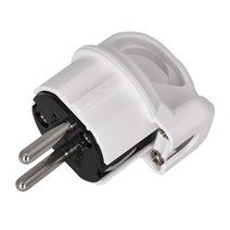 국산 접지 ㄱ자 플러그 콘센트 220V 돼지코 멀티탭 전자 전기 플러그 배선 DIY