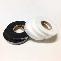 원단 안감 양면 심지 접착테이프 블랙 고정 부직포 패치워크 봉재, 블랙1.5cm