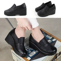 큐피드슈즈 여성 7cm 통굽 발편한 로퍼 DM030
