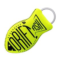 QDY 떠 다니는 열쇠 고리 야외 수상 스포츠 래프팅을위한 물 부력 열쇠, SBR 다이빙 재료, 녹색