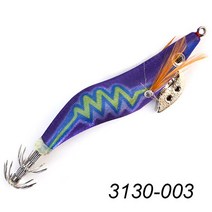 무늬오징어피규어 낚시 도구 액세서리 낚시미끼 낚시 루어 지그 싱커 2 #2.5 #3 # 오징어 후크 바다 낙지, 21 3130-003_03 3.5