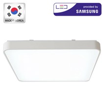 LED 정사각(통) 거실4등 120W 시스템 국산 삼성칩 조명
