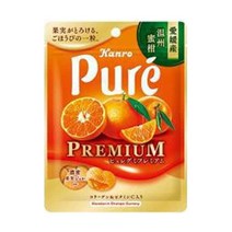 칸로 퓨어 일본젤리 퓨레구미 프리미엄 에히메산 온주귤 54g X6개 세트 4306527576, One Size
