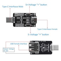 유형 C PD USB 디코이 트리거 보드 PD2.0 3.0 QC 2.0 마더 모듈 전원 공급 장치 전압 테스터 DC 5V 9V 12V 15V 20V, 02 PD2.0 3.0 TypeC Male