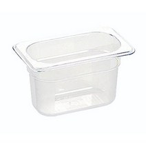 PC밧드 4인치 9분의1 하부 투명 국산 바트 밧트 받드, 단품