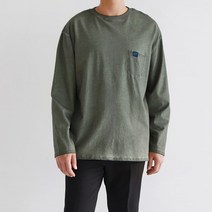 피그먼트 워싱 포켓 긴팔티