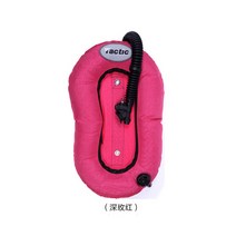 백플레이트 부력조절기 다이빙, 36.딥 로즈 레드+알루미늄 판