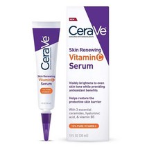 CeraVe 피부 보습 비타민 C 세럼 히알루론산 미백 브라이트닝 톤 리페어 장벽 재생 에센스 30ml, 1개