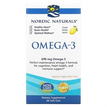 노르딕내추럴스 오메가-3 레몬 345mg 60정 1개