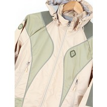 (S)코오롱스포츠 집업 바람막이 점퍼자켓 베이지 카키 경량