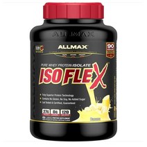 ALLMAX ISOFLEX Whey Protein Isolate 올맥스 아이소플렉스 웨이 프로틴 아이솔레이트 바나나 2.27kg