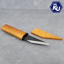 일본산 나무손잡이 접도 T-100 접목 조각 다용도칼