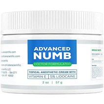 타투 문신 피어싱 왁싱 피부마취 마비 무통크림 고급 완화 2oz 미국산 USA, 2온스(1팩)