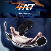 포팩트 4FACT 블루투스 F1 F2 T1 T2 F2S F3 오픈페이스 헬멧 마이크 단품, 포팩트 마이크 F2S