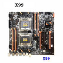 X99 X79 듀얼 CPU 메인보드 제온 XEON, 분홍