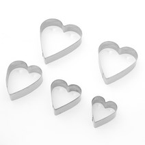 기념일 베이킹 쿠키 반죽 하트 모양틀 치즈 찍어내기 도구