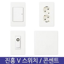 경성 진흥 V시리즈 DIY 셀프 인테리어 전기 매입 접지 스위치 콘센트 커버 보조대 2구, 추가05.진흥 누전 방우콘센트 2구