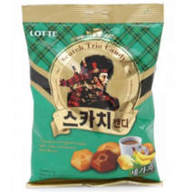 롯데제과 스카치캔디 세가지맛, 317g, 4개