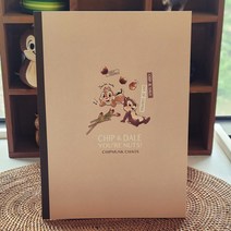 칩앤데일 노트 도토리 디즈니 줄노트 일본문구