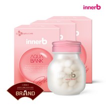CJ웰케어 이너비 아쿠아뱅크 히알루론산, 56캡슐 x 3box, 3개, 56정