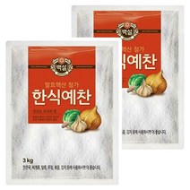 백설 한식예찬, 2개, 3kg
