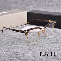 안경테 안경프레임 선글라스뉴욕 톰 브랜드 디자인 안경 TB711 및 스퀘어 세미 무테 광학 처방 안경테 20