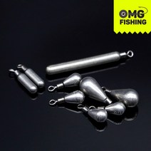 오마이갓피싱 똑똑 텅스텐 싱커 봉돌 3.5g 5g 7g 10g 14g 프리리그 다운샷, DDTM1/2(14g)-5