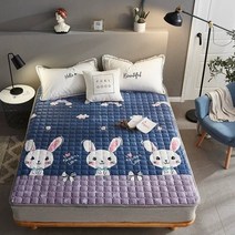 베스트 슬립 패밀리 저상 토퍼 가족 침대 매트 flannelwashed fold 리스, 90x200cm, 색상-8