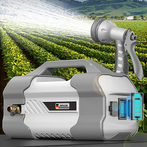 고성능 충전식 양수기 농업용 소형 워터 펌프 자동 전기 휴대용 수중 모터 미니 물 무선, 고급형35M+릴호스, 1개