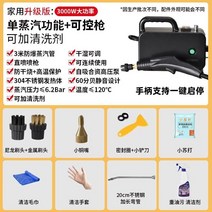 스팀청소 가전기계 살균 고온스팀기 에어컨청소, (3000W/블랙/내화성/고온및고압증기가능)