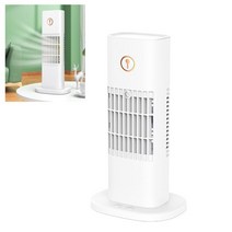 이동식에어컨 수냉식 에어컨 작은방 실외기없는 휴대용 미니 에어컨 팬 USB 스프레이 타입 수냉 데스크탑, 01 WHITE