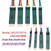 ARM JTAG 프로브 도구 PCB 테스트 스탠드 버닝 클립 핀 고정장치 디버그 다운로드 프로그램 1.27mm 1.5mm 2.00mm 2.54mm 2P 3P 4P, Single row 4P, 2MM