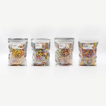 [캔디원 ] 수제캔디 대용량(500g/1kg) 4종 골라담기 답례품 대용량 수제 캔디 사탕 어린이집 유치원 기념일 선물, 후루티믹스 (500g)
