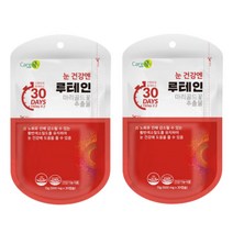 눈 건강에 도움 루테인 메리골드꽃 추출물 색소 밀도 유지 30캡슐