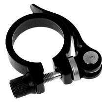 자전거 클램프 알루미늄 합금 자전거 시트 클램프 퀵 릴리스, 노란색 31.8mm