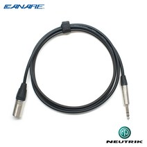 카나레 L-2T2S 커스텀 스피커 케이블 3m 뉴트릭 TRS-XLR(M)타입 (SCN-TRSM03)