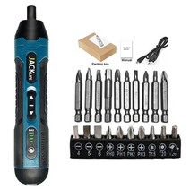 충전식 무선 전기 스크루 드라이버 1300mah 리튬 배터리 미니 드릴 3.6V 전동 공구 세트 홈 유지 보수 픽스, b-20pcs