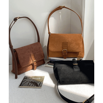 윈트 벨트 스웨이드 숄더 bag