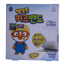 인터팜아울렛 뽀로로키즈밴드 주사용 키즈밴드, 10개, 100매입