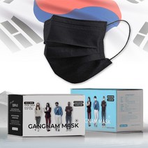 국산 비말차단 덴탈마스크 일회용 블랙 50매, 50개입, 1개