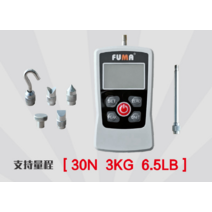 정밀도 장력측정기 디지털 장력계 스프링 동력계 고정밀 시험기, FG-30 30N 3KG 6.5LB