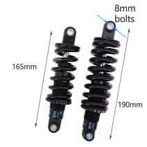 컨버터 변환기 호환 부품 모터 Kindshock 자전거 충격 흡수기 후면 165 190 mm 내리막 CX MTB EXA 양식 Mou, 06 165mmx24x24-1250lbs, 한개옵션1