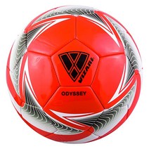 Vizari 오디세이 축구공 오렌지 사이즈 4, Red