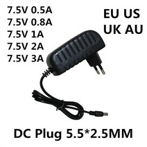 범용 AC 100-240V DC 7.5 V 0.5A 0.8A 1A 2A 3A 스위칭 전원 공급 장치 7.5 V 전압 변환기 전원 어댑터, AU_7.5 볼트 | 0.8A