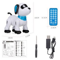 LE NENG TOYS K16A 전자 동물 애완 동물 RC 로봇 개 음성 원격 제어 장난감 음악 노래 장난감 RC 장난감 생일 선물, CN, type 2
